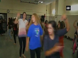 Foreigners learning Garba to groove in 'Navratri'